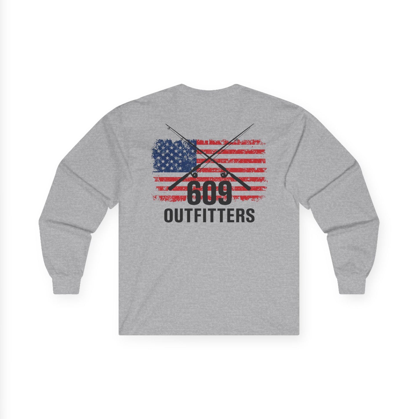 Men's Classic Fishing Logo Long Sleeve Tee