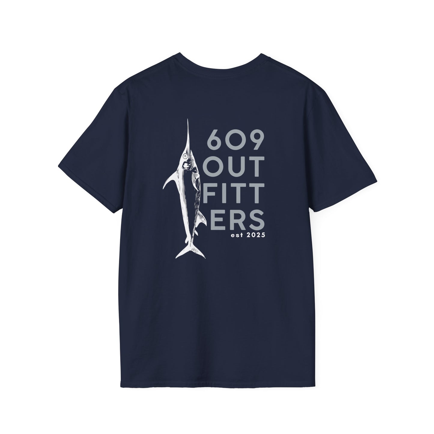 Contemporary Tee | Mens Swordfish Logo Navy