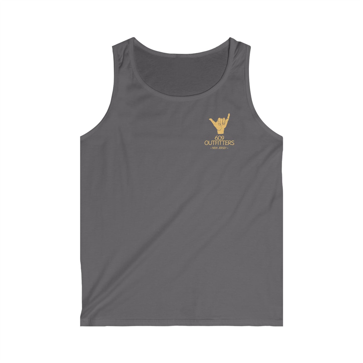 609 Outfitters New Jersey | Gray and Yellow Shaka Tank