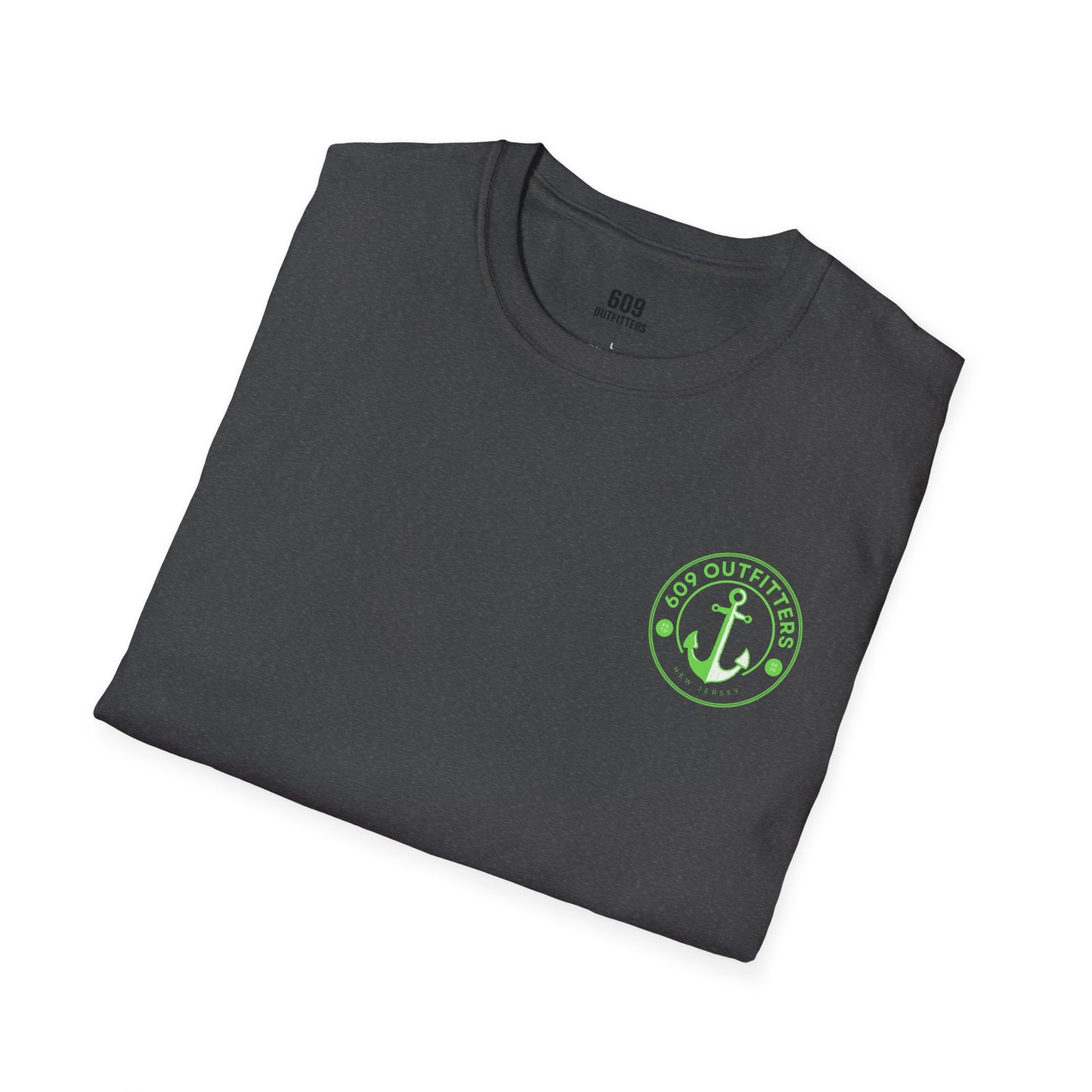 Contemporary Tee | Mens Anchorage Logo Charcoal