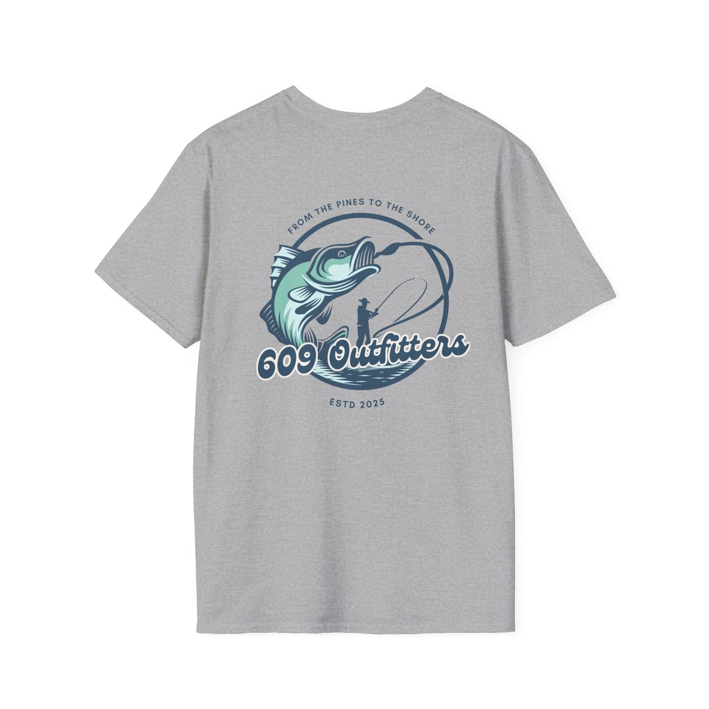 Contemporary Tee | Mens 609 Baiting Logo Gray