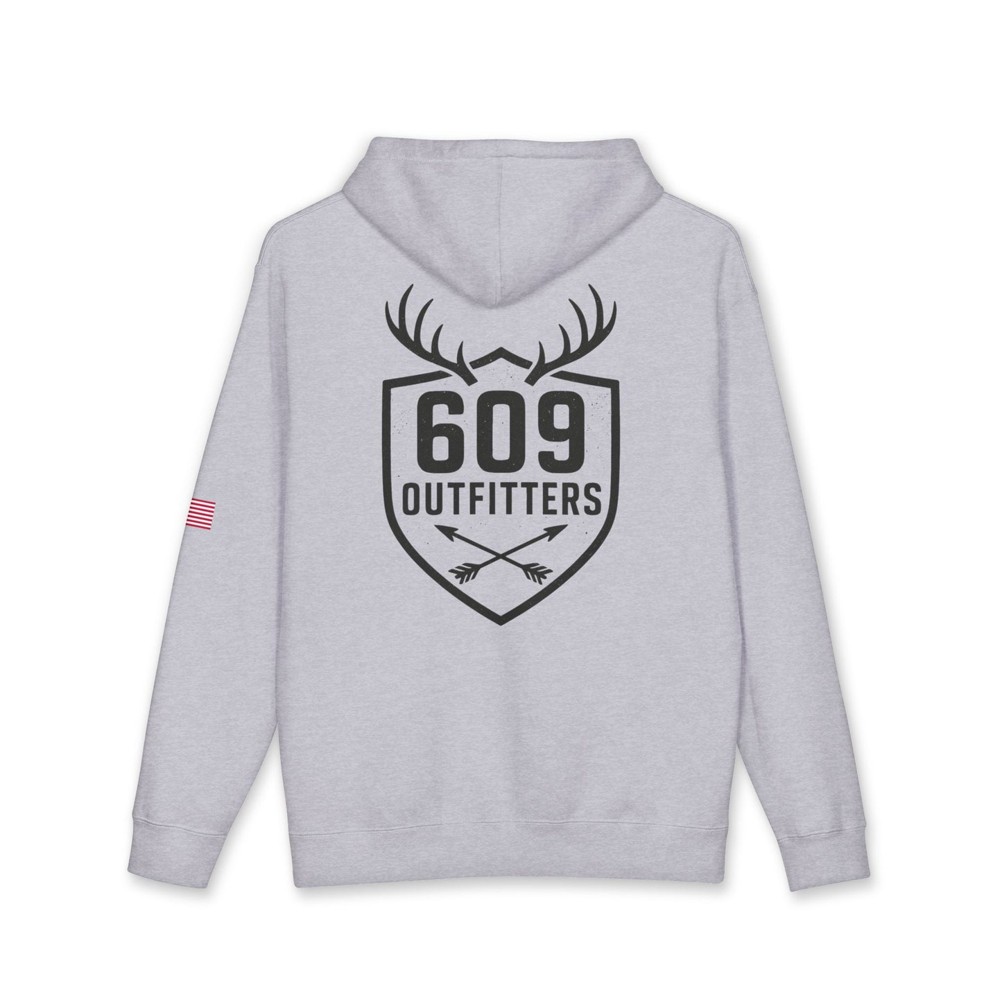 609 Outfitters Hunter Badge | Alpine Heavy Blend Pullover Gray Heather