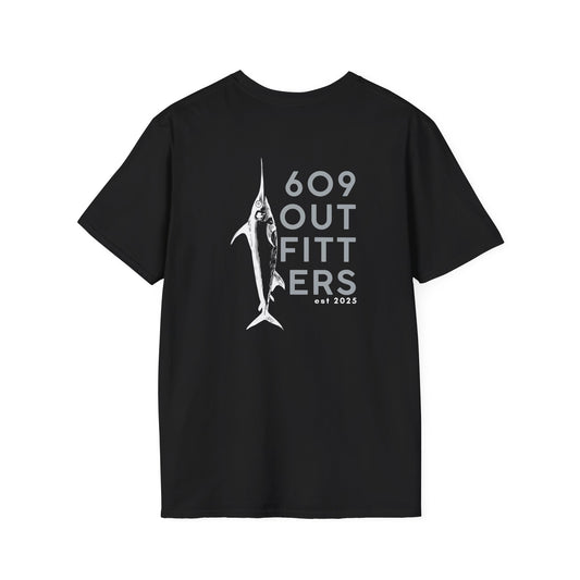 Contemporary Tee | Mens Swordfish Logo Black
