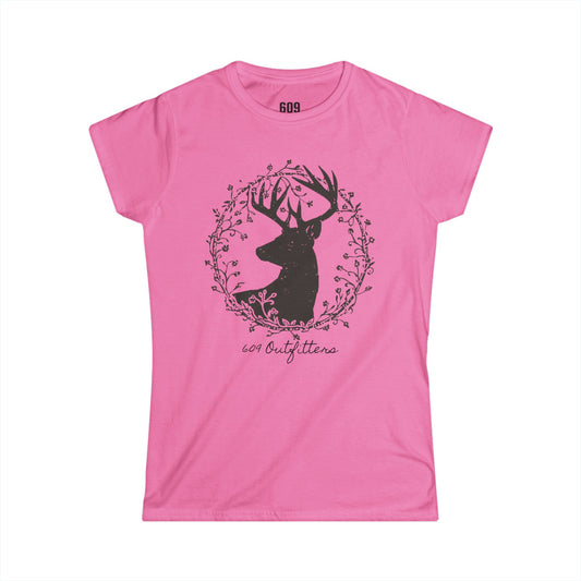 Women's Soft Tee | Antler Logo | Everyday Wear