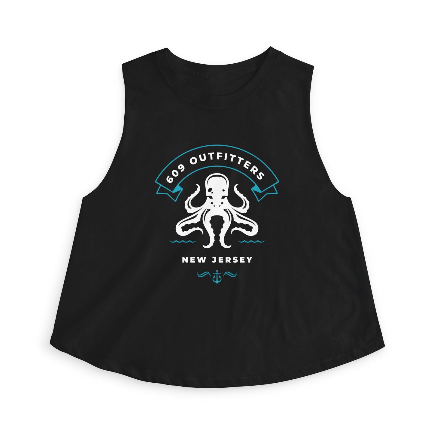 Women's 609 Outfitters Octopus Logo Crop Top