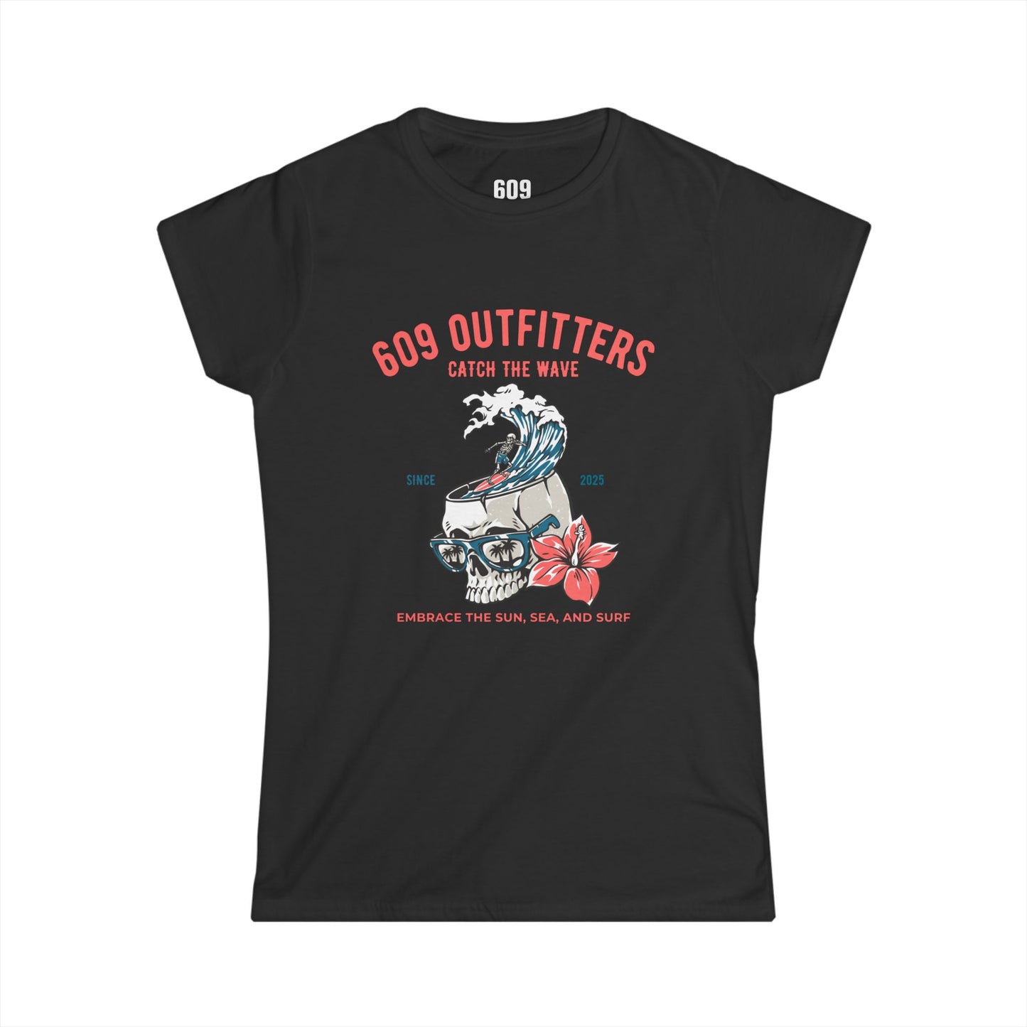 Women's Soft Tee | Catch The Wave Logo | Everyday Wear