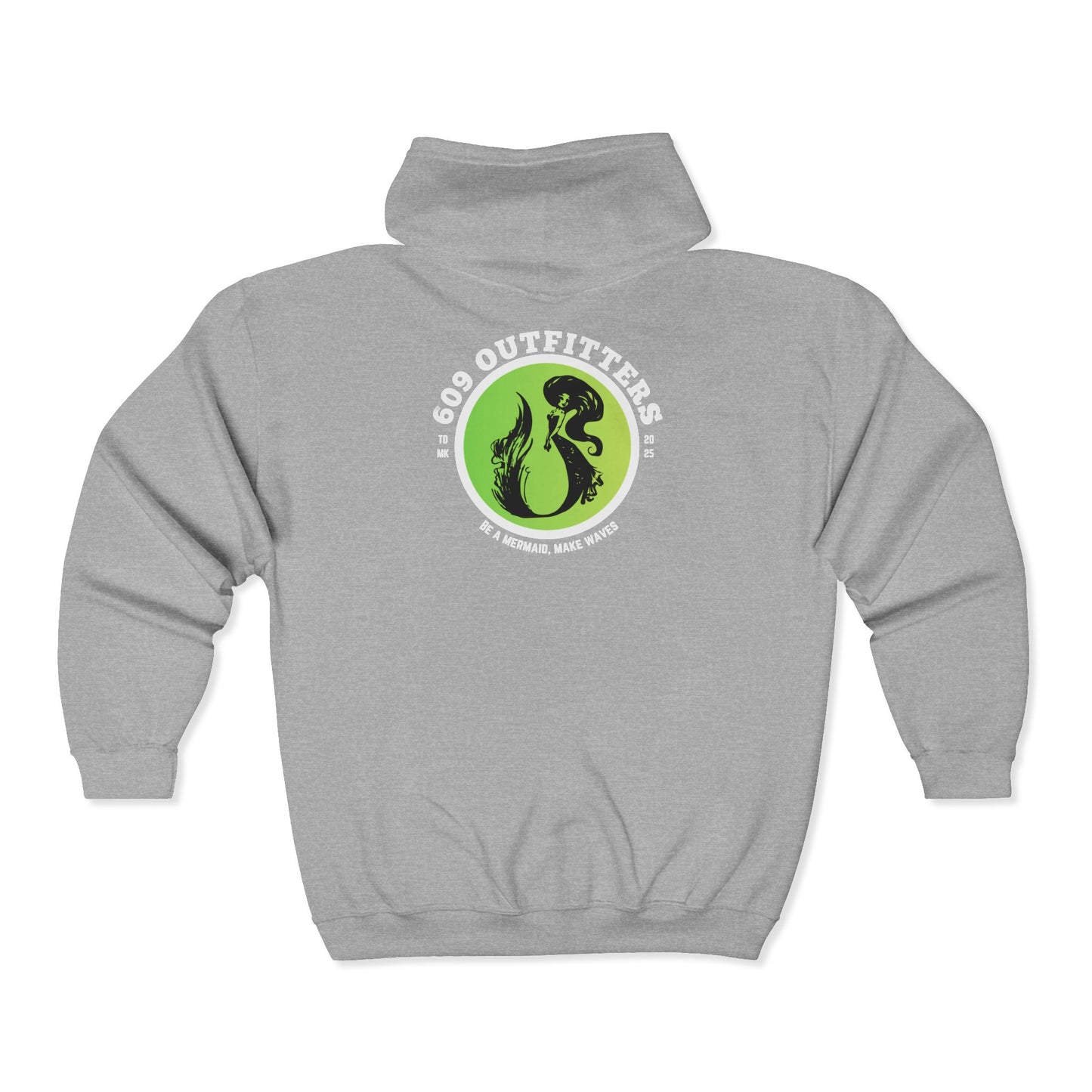 Women's 609 Mermaid Logo Full Zip Hoodie