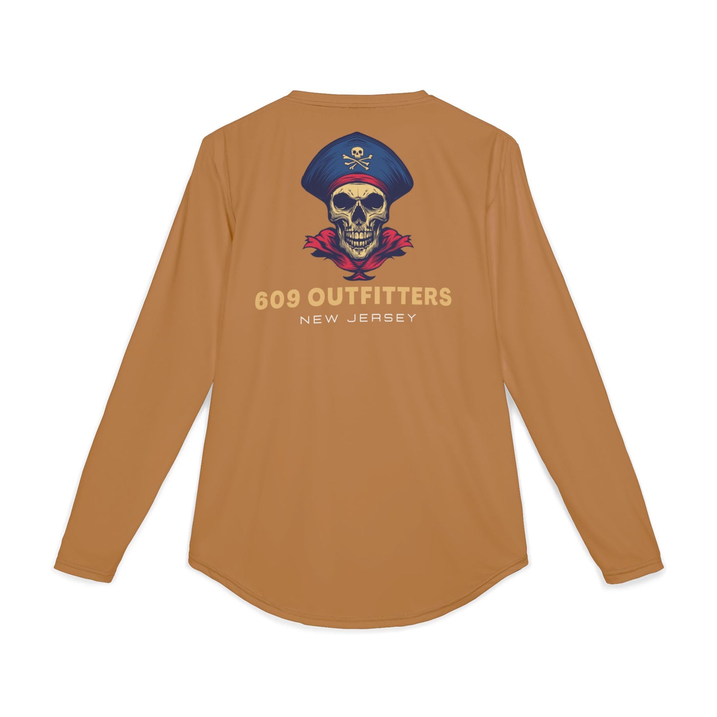 609 Pirate Captain Logo | Long Sleeve UV Sun Protection Top