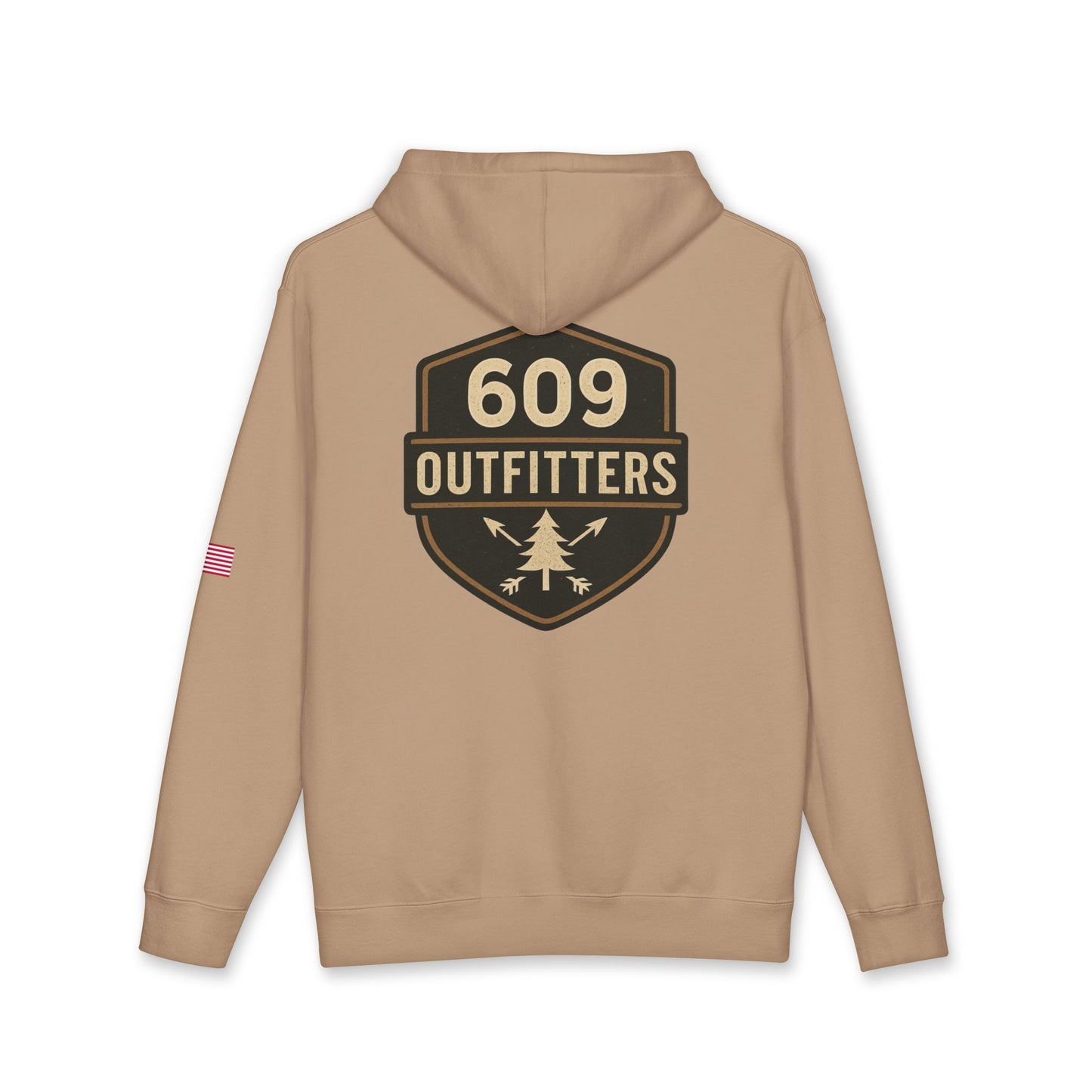 609 Outfitters Pines Badge | Sand Heavy Blend Pullover
