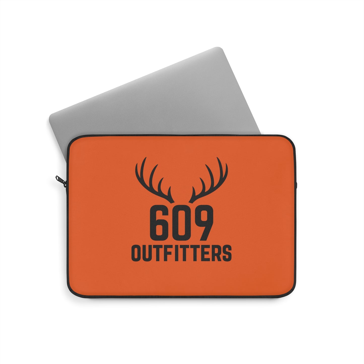 609 Outfitters Orange Hunting Laptop Sleeve | Classic Antler Logo