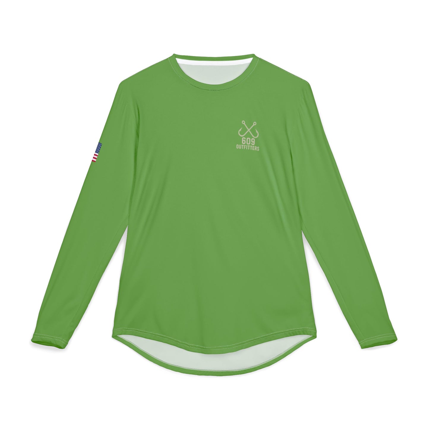 609 Classic Double Hook Logo | Long Sleeve UV Sun Protection Top Royal Green