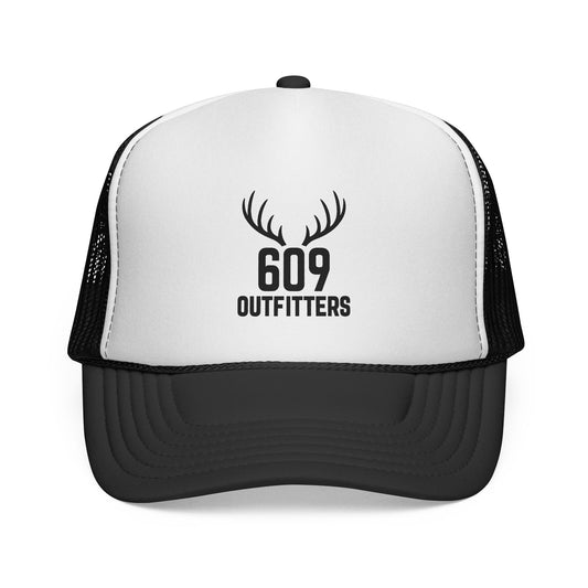 Simple Trucker Hat | Classic Antler Logo | Unisex Style by 609 Outfitters