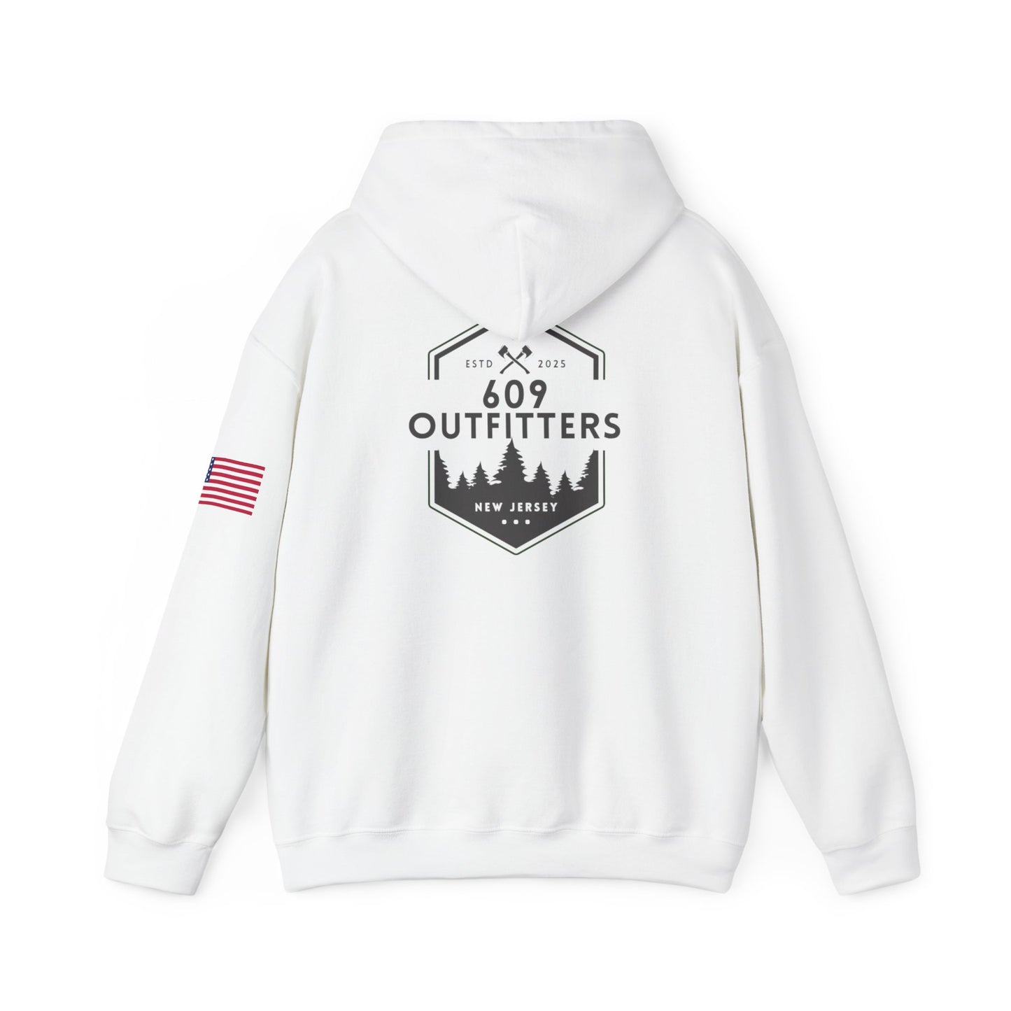 Limited Edition Outdoor Adventure Hoodie | 609 Pine Barrens White
