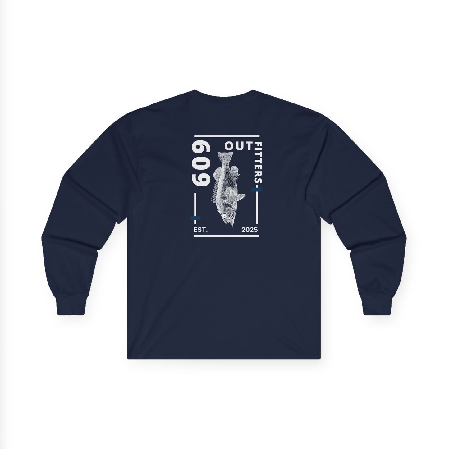 Men's Fish Stamp Long Sleeve Tee