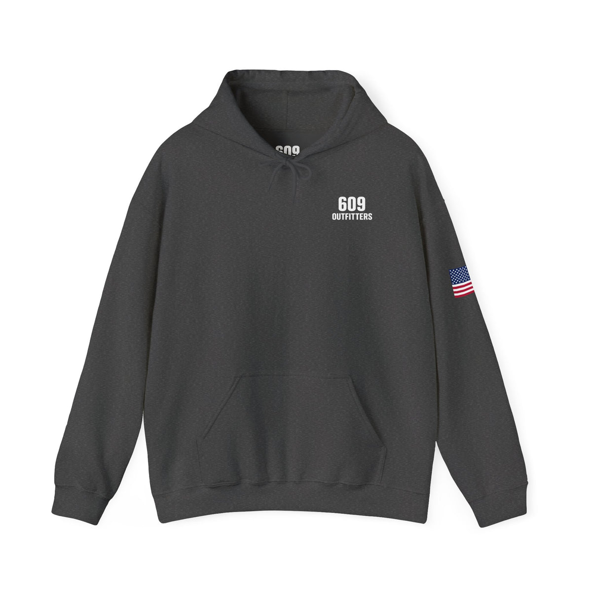 Outdoor Adventure Hoodie | 609 Adventure Logo Blue