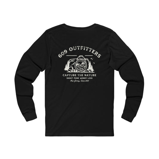 Women's Long Sleeve Jersey Tee | Shoot More Worry Less