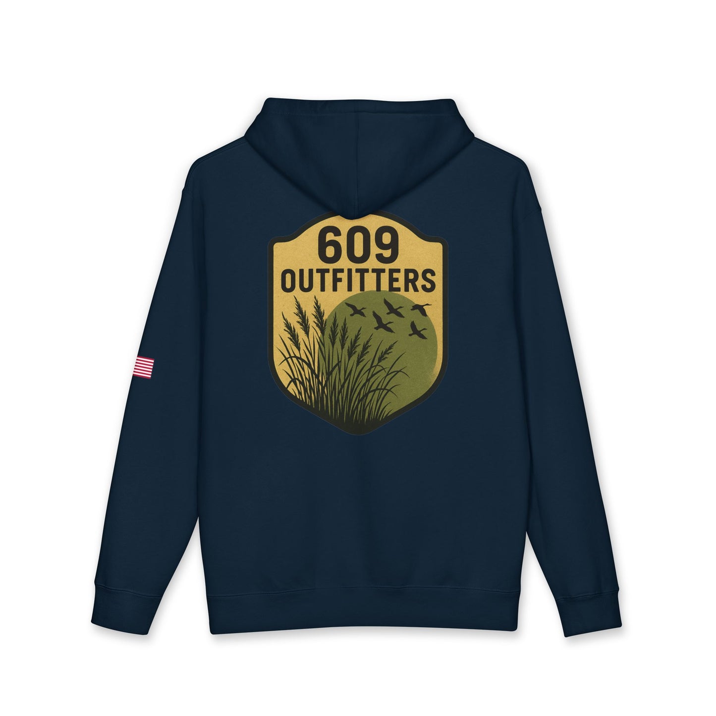 609 Outfitters Waterfowl Badge | Navy Heavy Blend Pullover