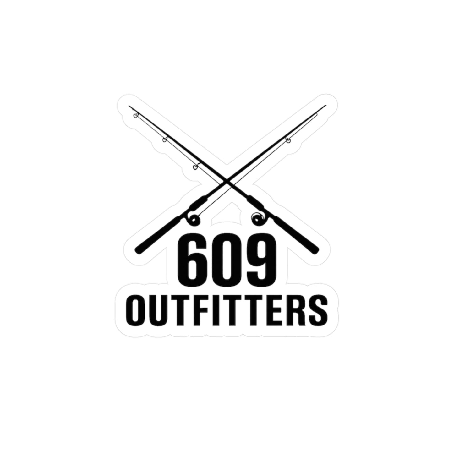 Classic Fishing Logo | Kiss-Cut Vinyl Decal Sticker