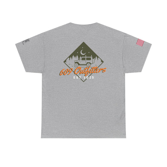 Men's Adventure Tee — 609 Outfitters Campsite Logo