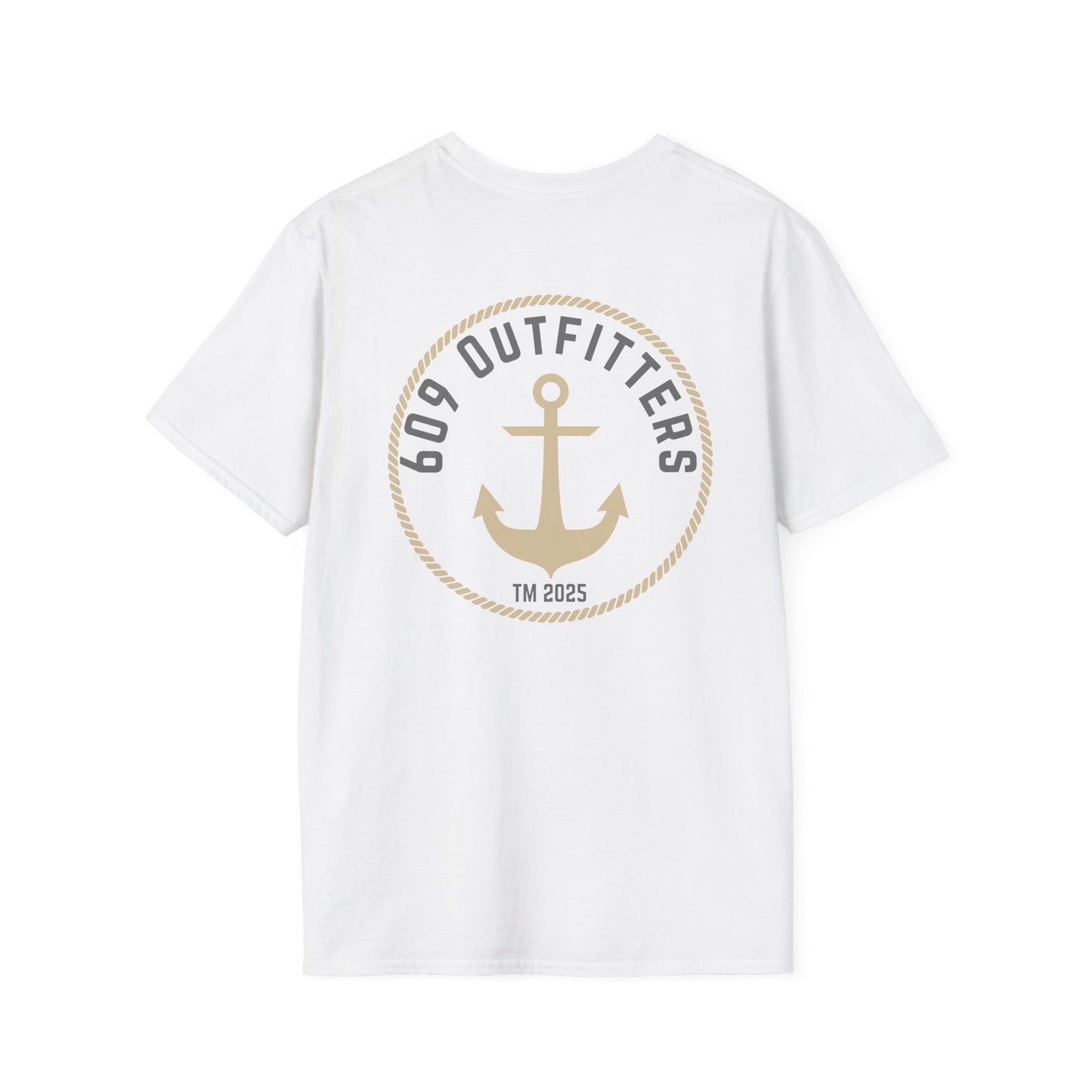 Contemporary Tee | Mens Anchors Away White