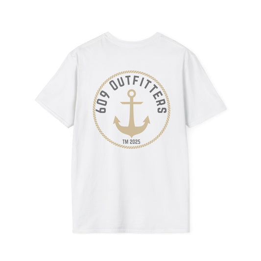 Contemporary Tee | Mens Anchors Away White