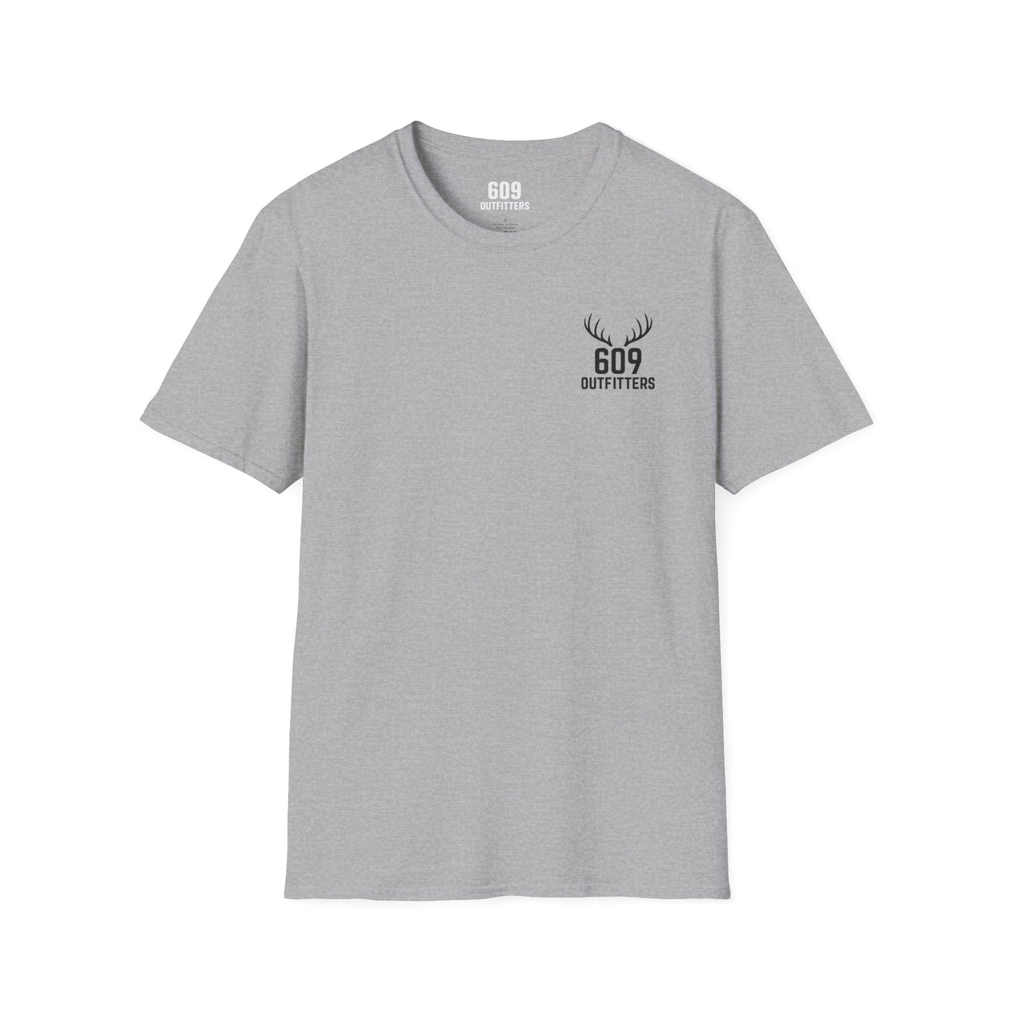 Contemporary Tee | Classic Antler Logo on Gray