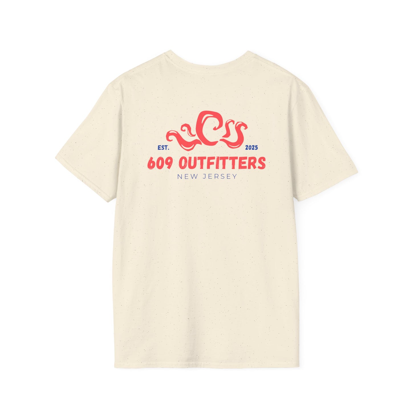 Contemporary Tee | Mens Sea Creature Logo Beige