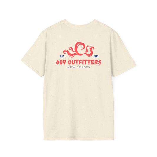 Contemporary Tee | Mens Sea Creature Logo Beige