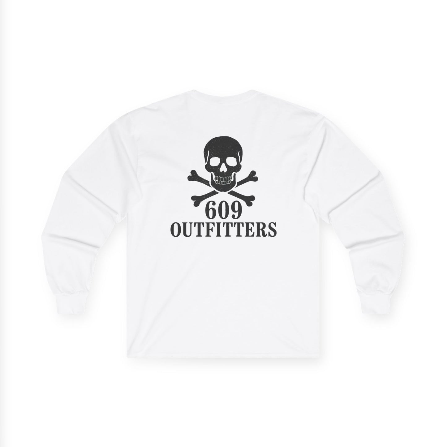 Men's Classic Skull and Bones Long Sleeve Tee