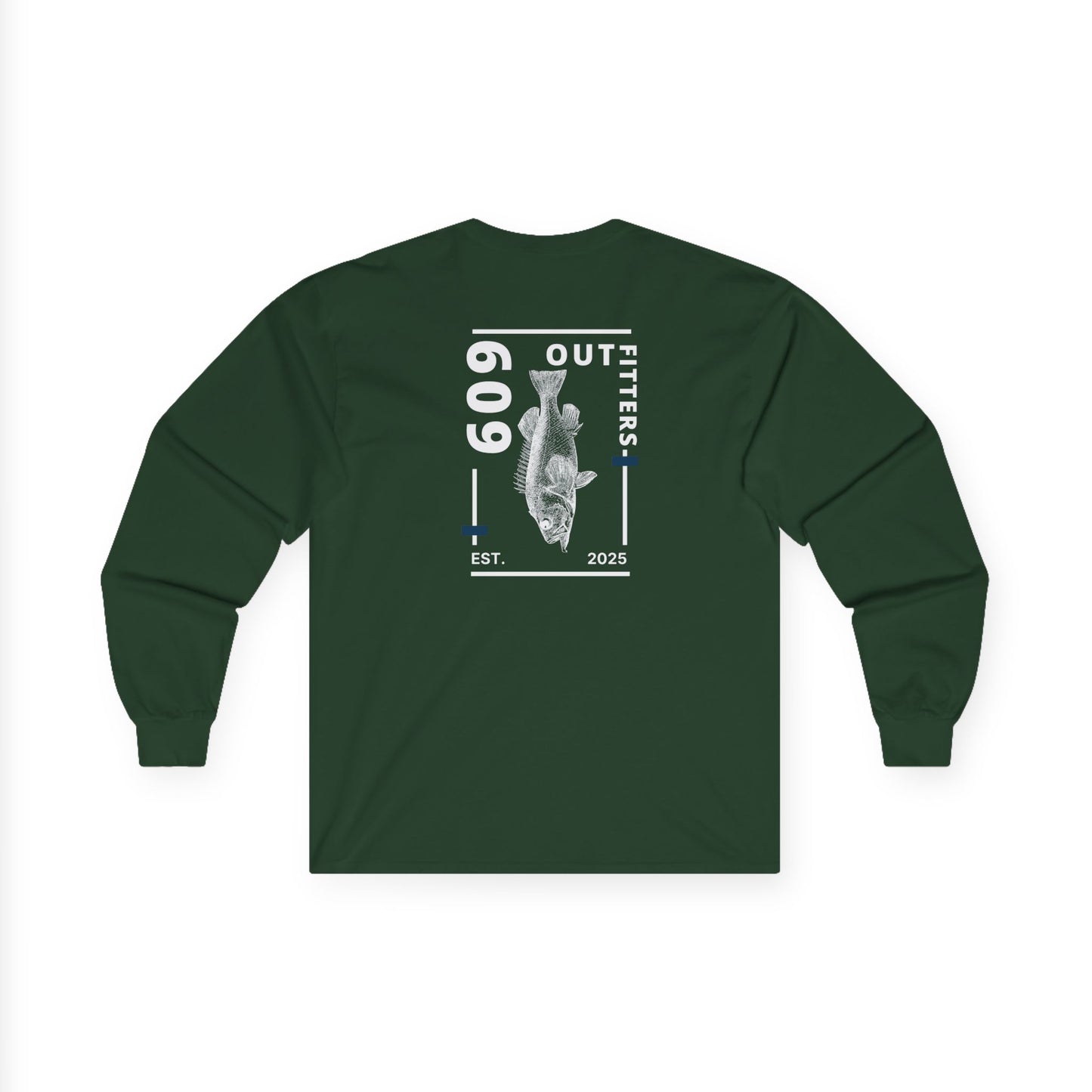 Men's Fish Stamp Long Sleeve Tee