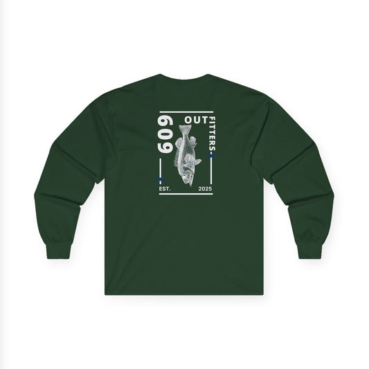 Men's Fish Stamp Long Sleeve Tee