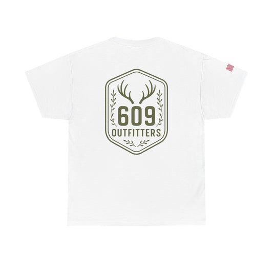 Women's Outdoor Adventure Tee | White Flower Badge
