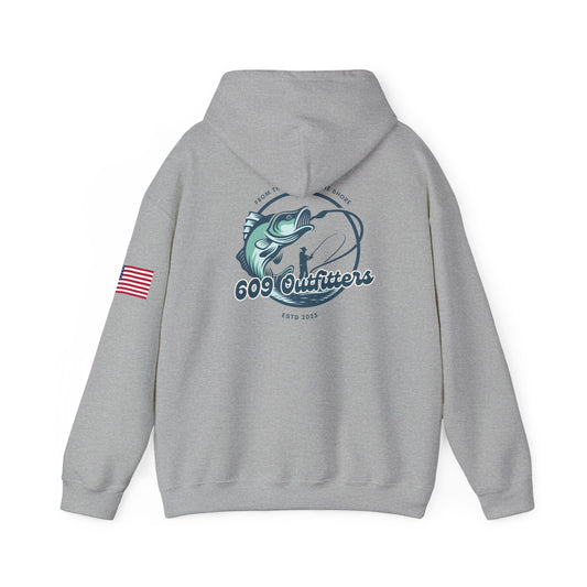Limited Edition Outdoor Adventure Hoodie | 609 Baiting Lines Gray