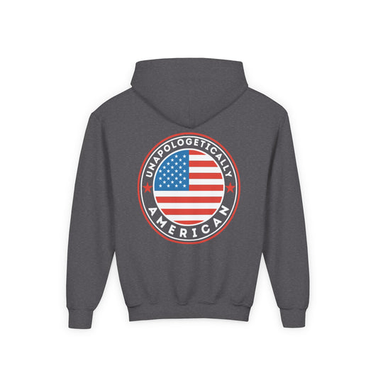 Youth Hoodie | Unapologetically American | Kids Everyday