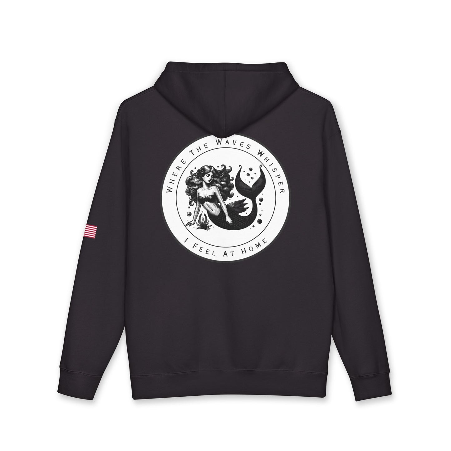 609 Outfitters Mermaid Waves | White Heavy Blend Pullover