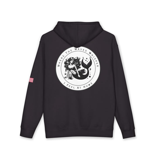 609 Outfitters Mermaid Waves | White Heavy Blend Pullover