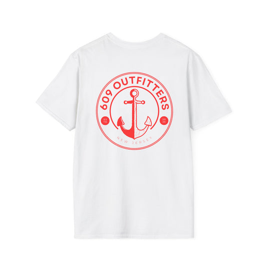 Contemporary Tee | Mens Anchorage Logo Red