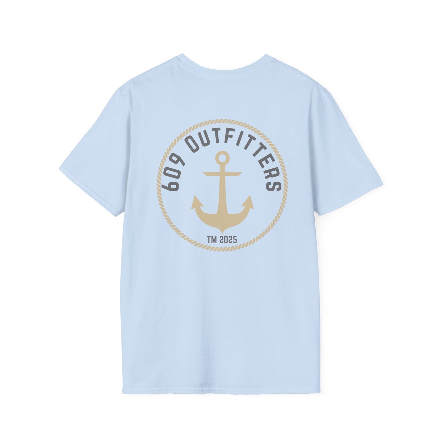 Contemporary Tee | Mens Anchors Away Blue
