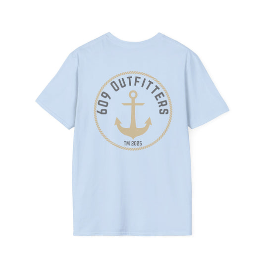 Contemporary Tee | Mens Anchors Away Blue