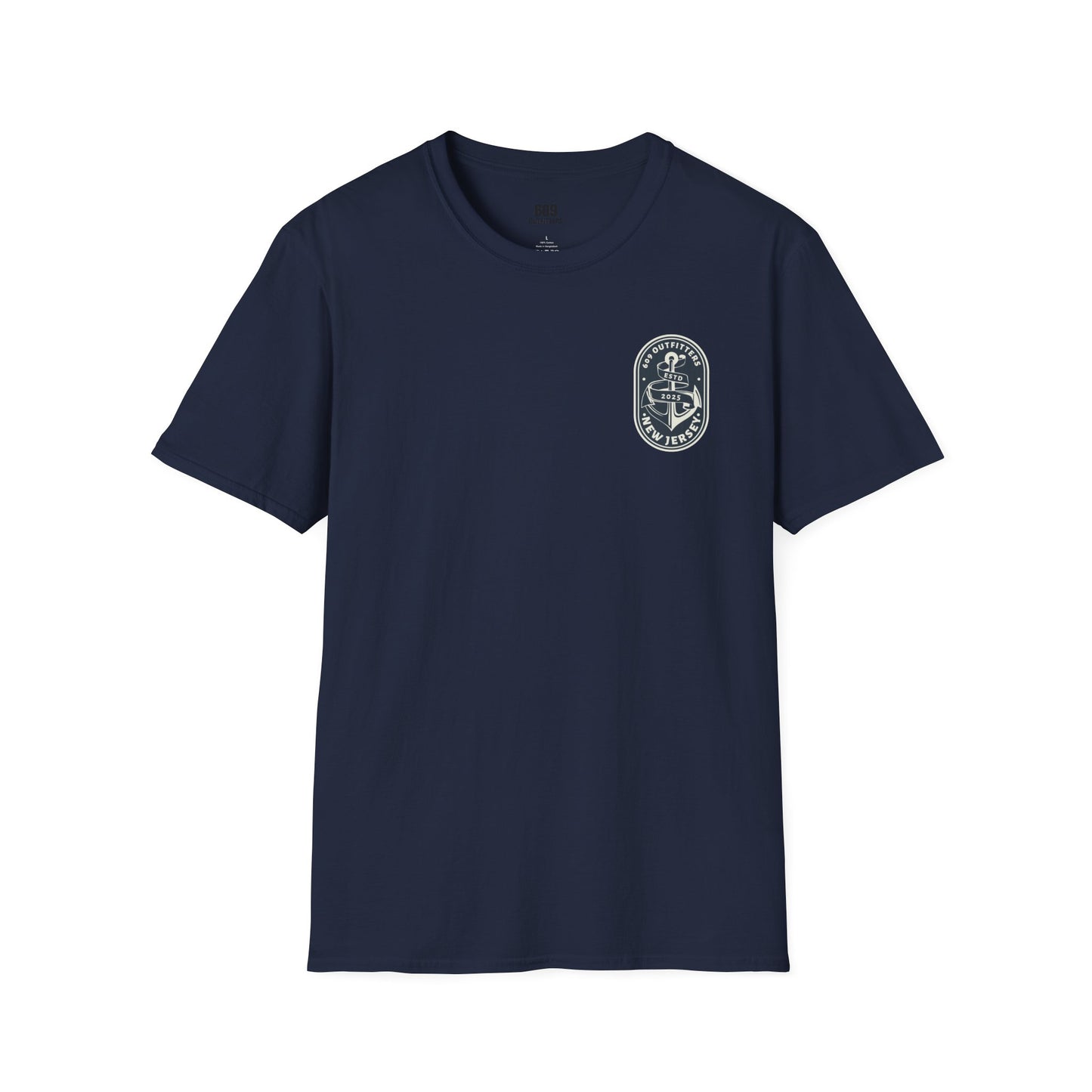 Contemporary Tee | Mens New Jersey Anchor Logo Navy