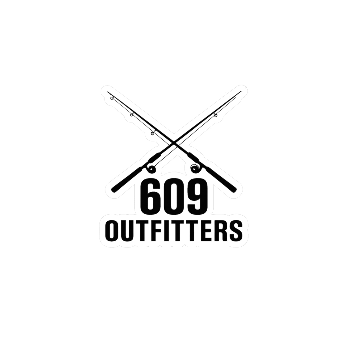 Classic Fishing Logo | Kiss-Cut Vinyl Decal Sticker