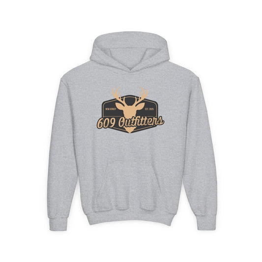 609 Outfitters Youth Heavy Blend Buck Season Logo Hooded Sweatshirt