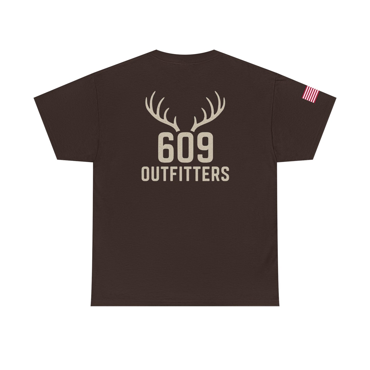Men's Outdoor Adventure Tee | Classic 609 Antler Logo
