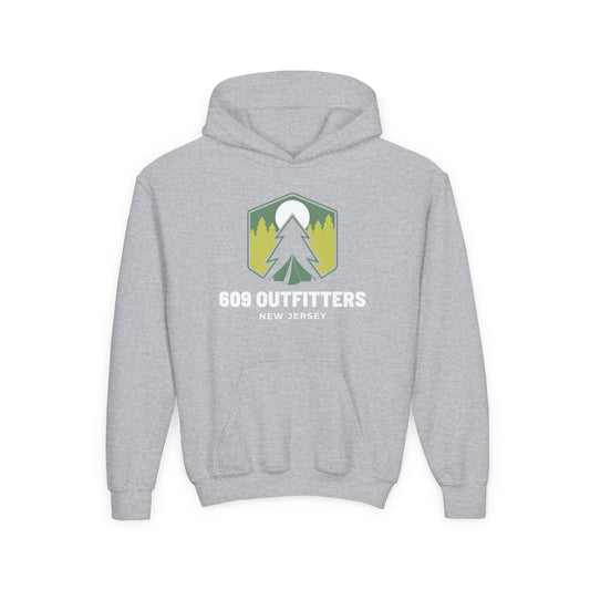 609 Outfitters Youth Heavy Blend Nature Logo Hooded Sweatshirt