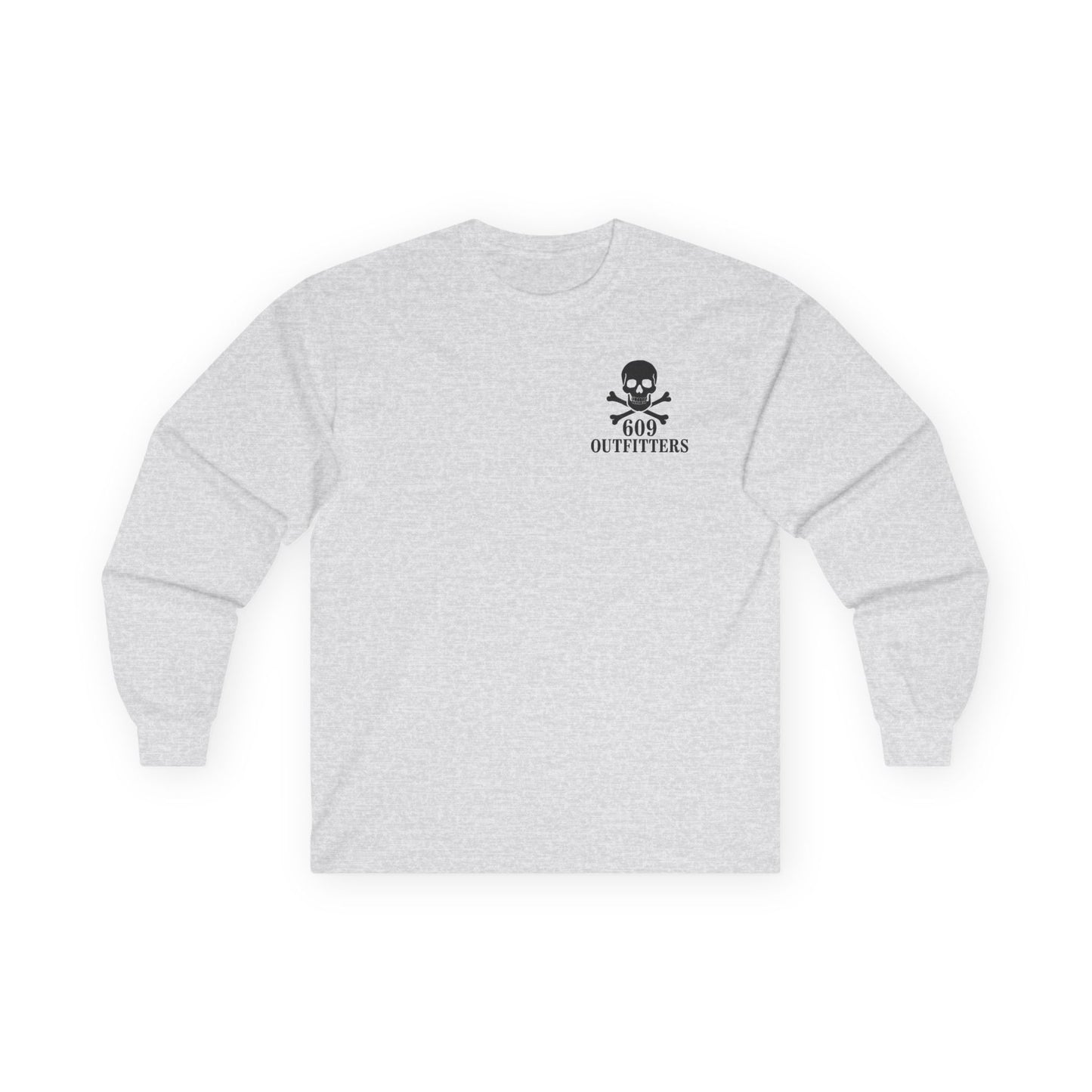 Men's Classic Skull and Bones Long Sleeve Tee