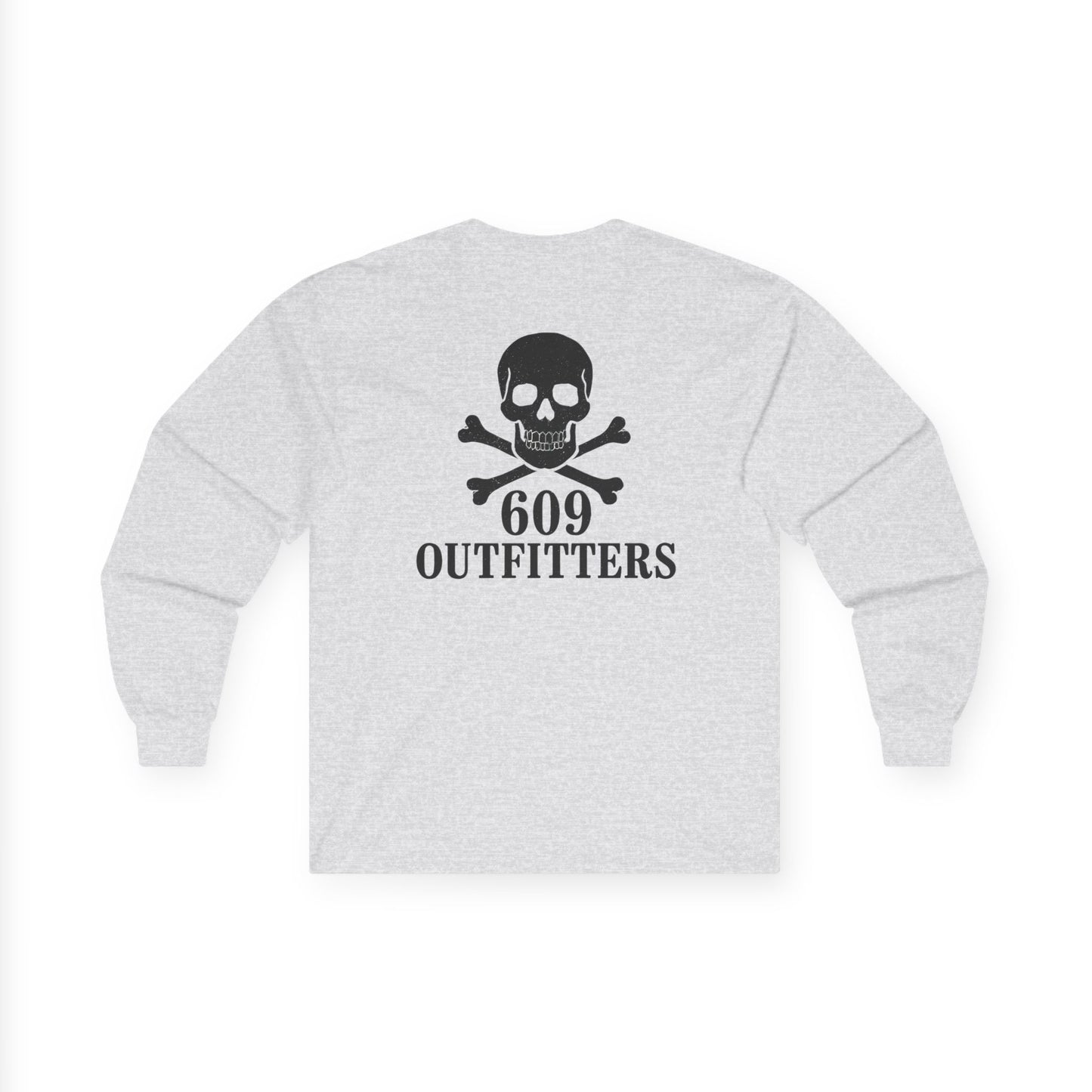 Men's Classic Skull and Bones Long Sleeve Tee