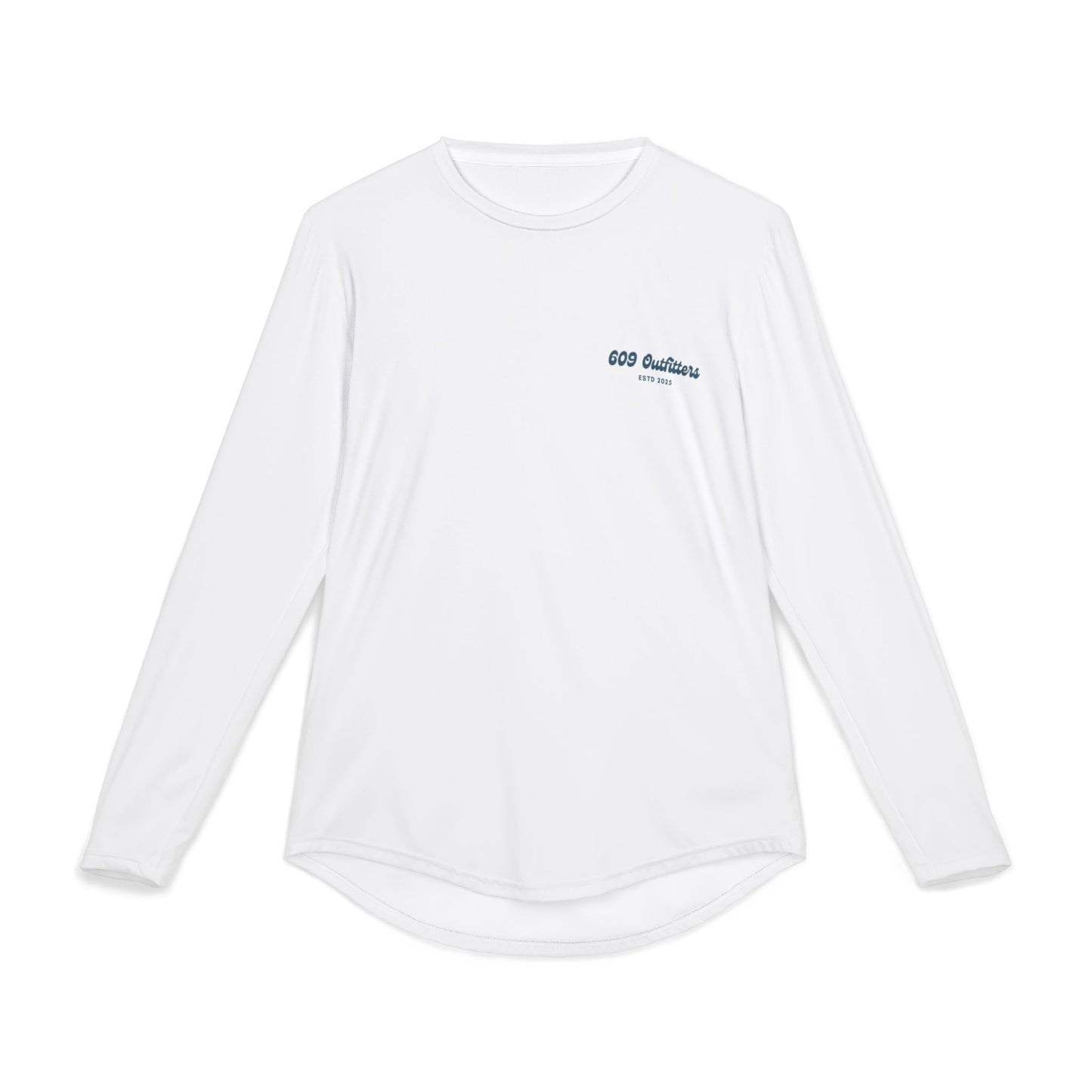 609 Reeling Logo | Long Sleeve UV Sun Protection Top White