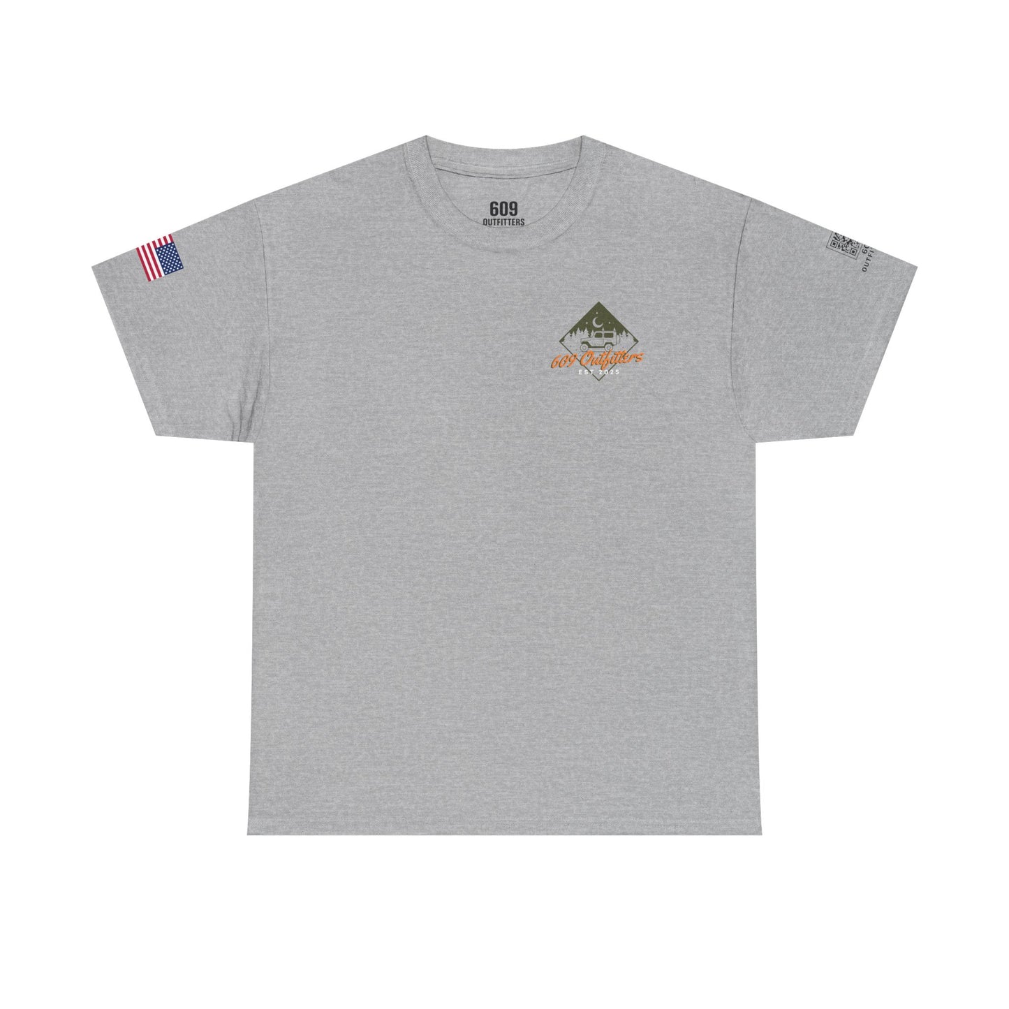 Men's Adventure Tee — 609 Outfitters Campsite Logo