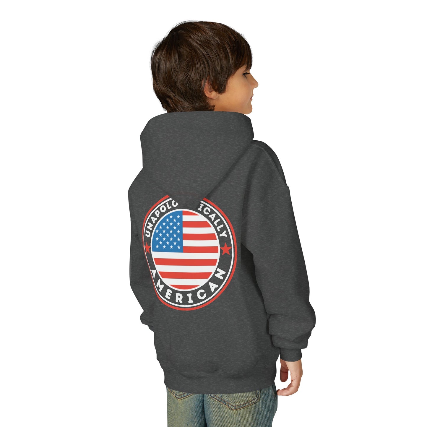Youth Hoodie | Unapologetically American | Kids Everyday
