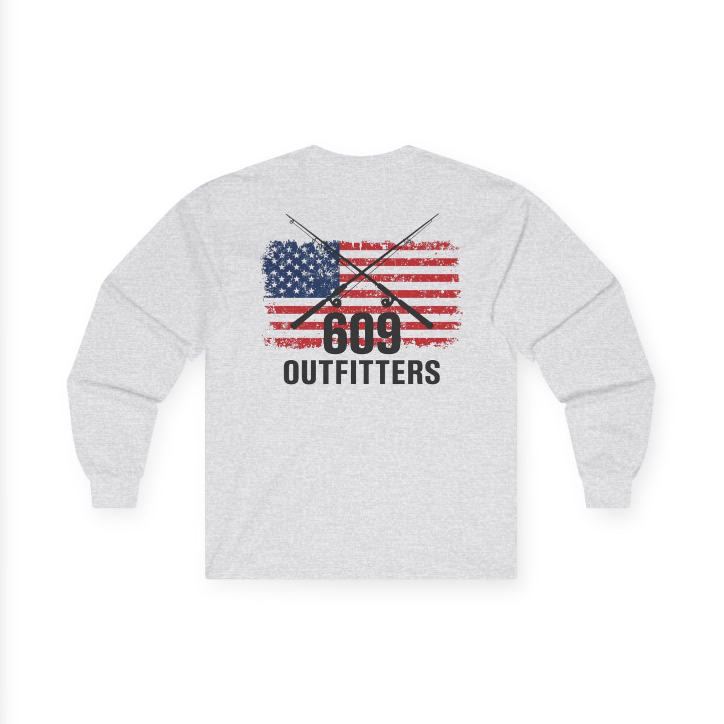 Men's Classic Fishing Logo Long Sleeve Tee